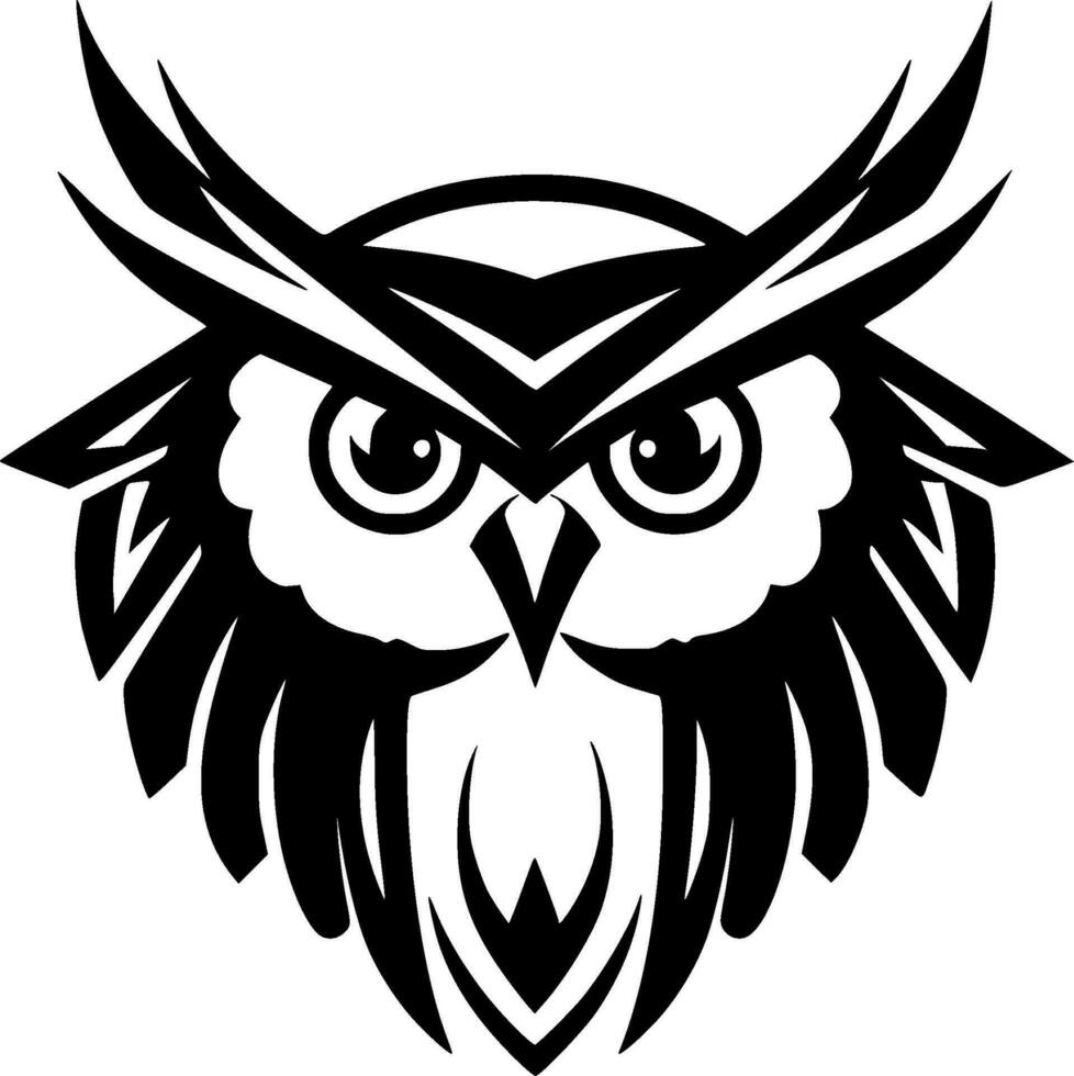 hibou - haute qualité vecteur logo - vecteur illustration idéal pour T-shirt graphique