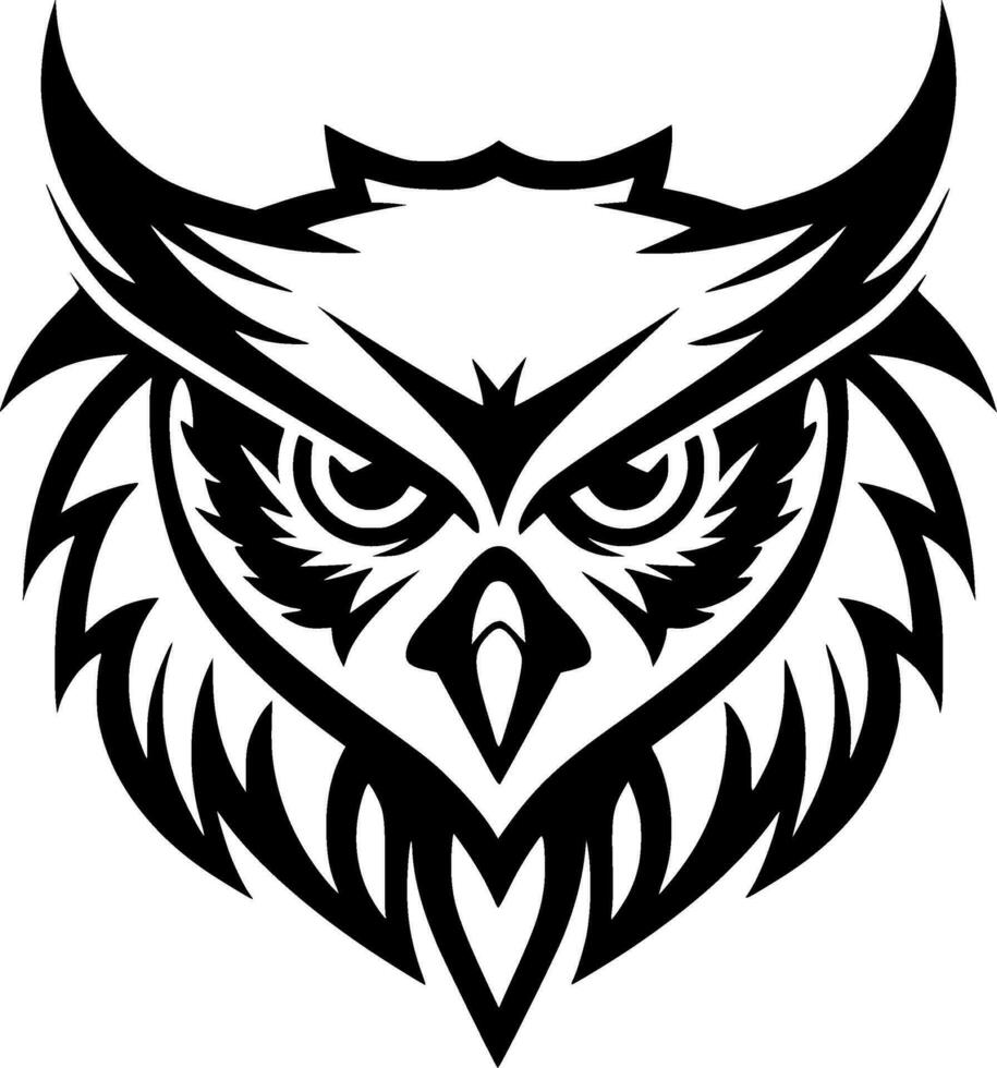 hibou - haute qualité vecteur logo - vecteur illustration idéal pour T-shirt graphique