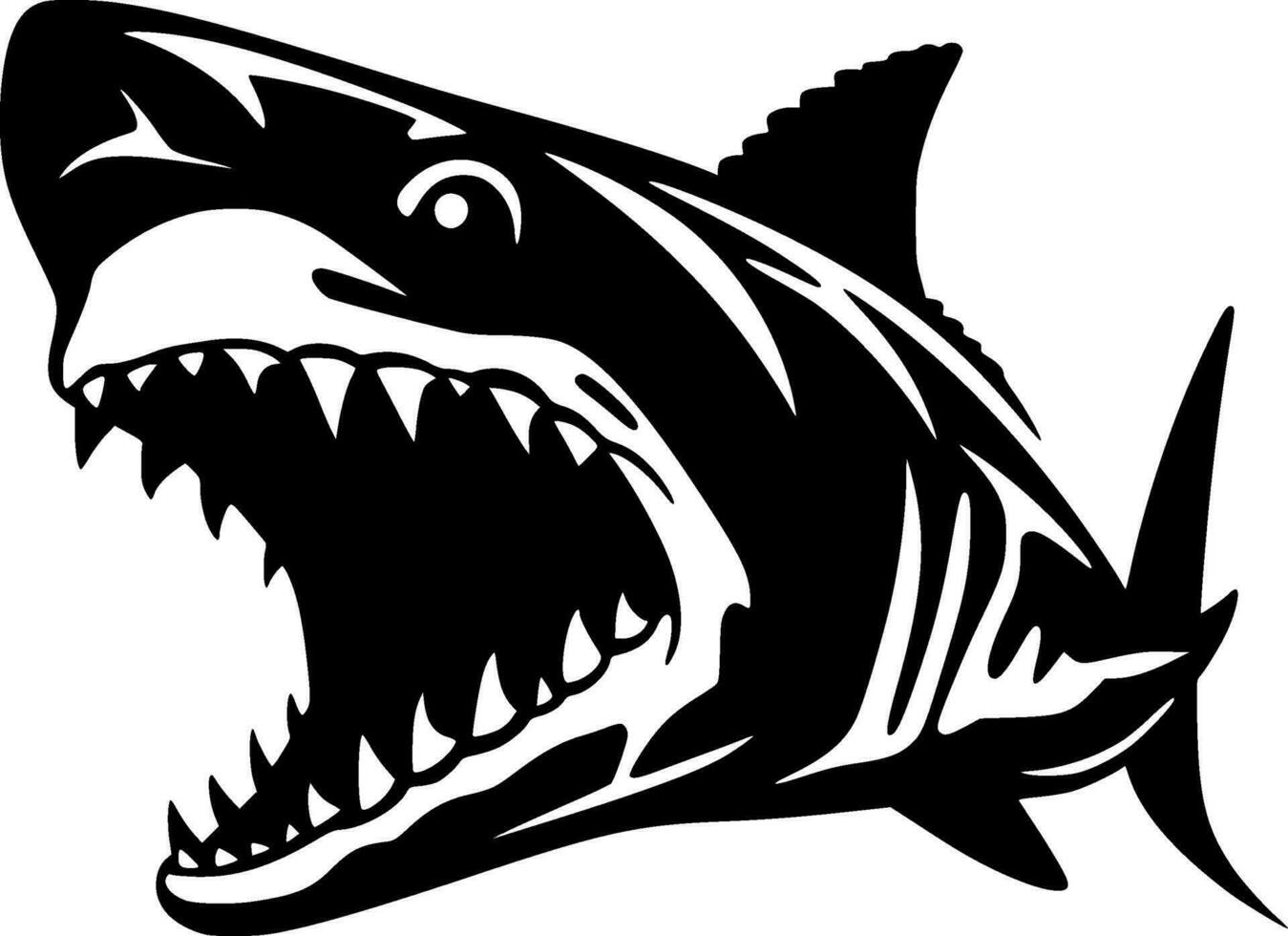 requin - haute qualité vecteur logo - vecteur illustration idéal pour T-shirt graphique