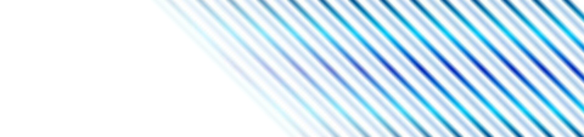 bleu et blanc rayures abstrait géométrique bannière conception vecteur