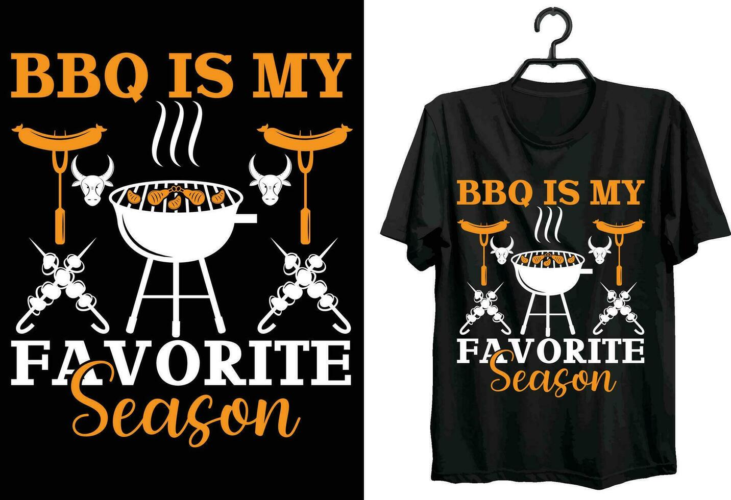 un barbecue T-shirt conception. marrant cadeau article un barbecue T-shirt conception pour tout gens et un barbecue les amoureux. grillage T-shirt conception. vecteur