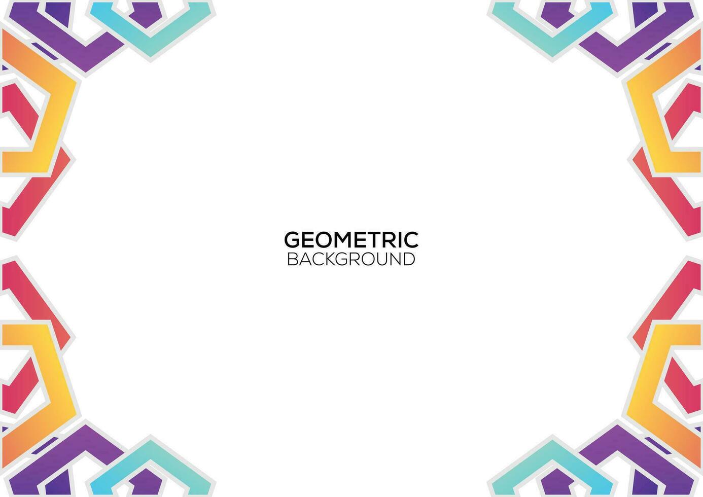 géométrique moderne Contexte conception pente Couleur vecteur