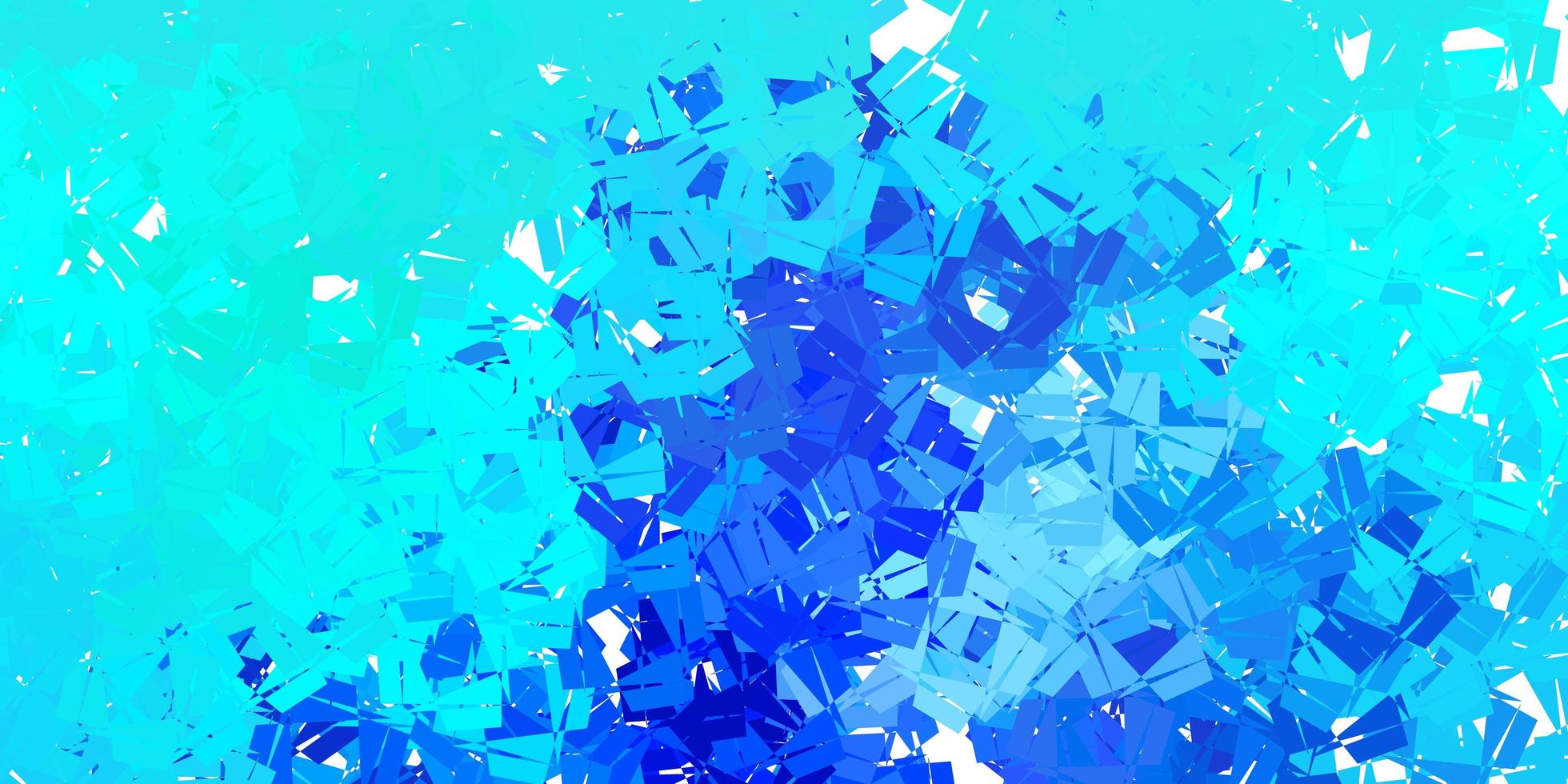 conception de polygone dégradé vecteur bleu clair.