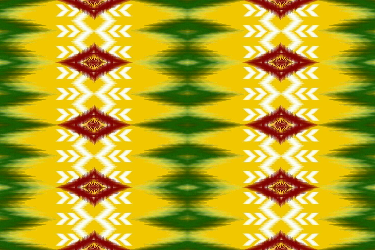 ornement de folklore géométrique ikat. texture de vecteur ethnique tribal. motif rayé sans couture dans un style aztèque. figure broderie tribale. indien, scandinave, gitan, mexicain, motif folklorique.