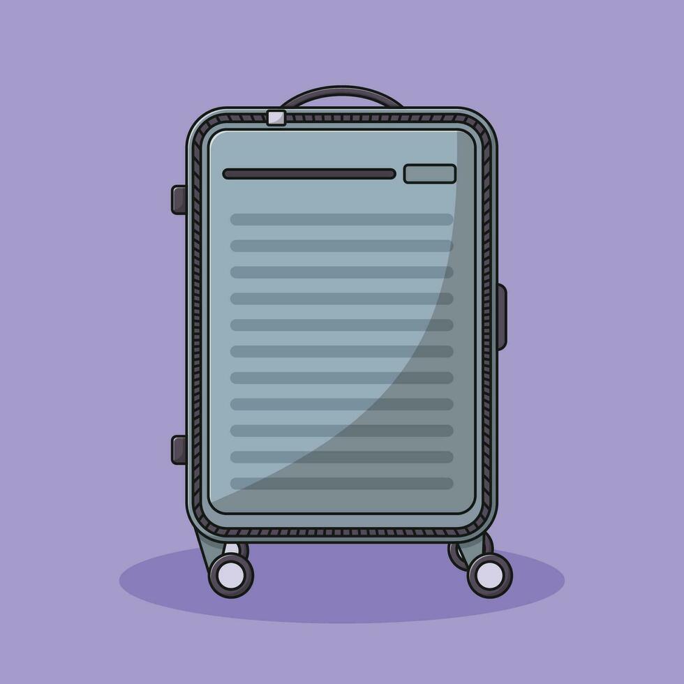 Valise De Voyage Avec Style Cartoon Icône Autocollants PNG