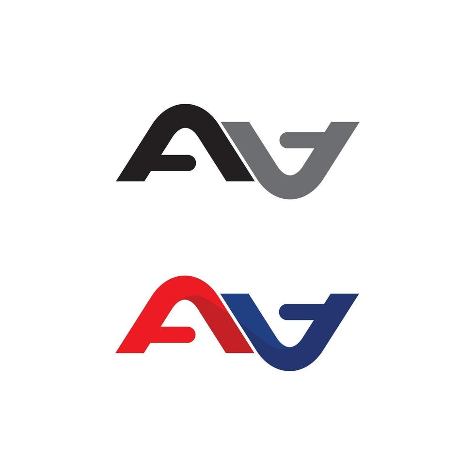 une police et une identité de lettre de logo pour la forme et le triangle de conception d'entreprise vecteur