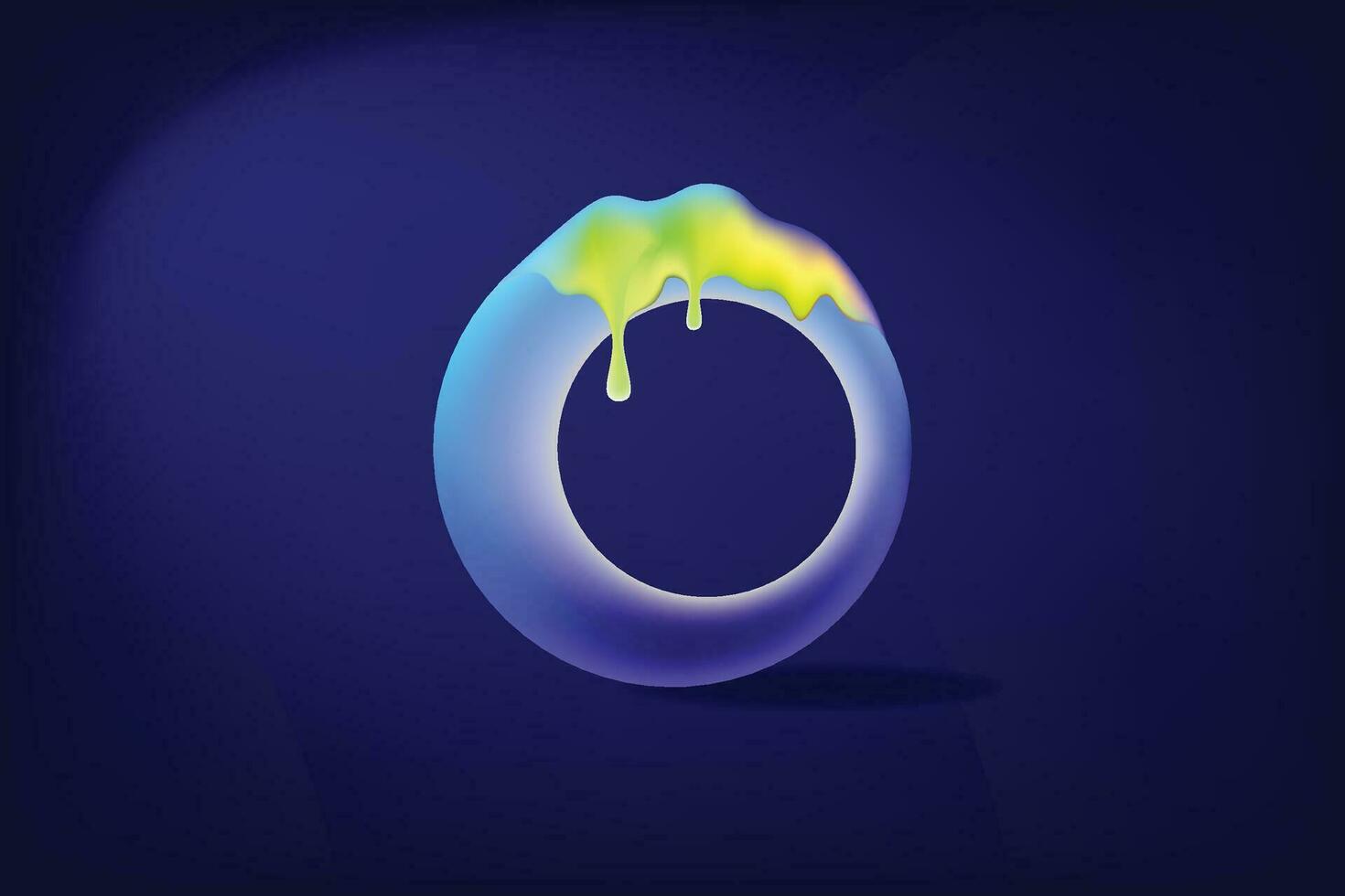 abstrait vecteur illustration avec une bleu toile de fond orné avec bulles, avec une circulaire pente engrener.