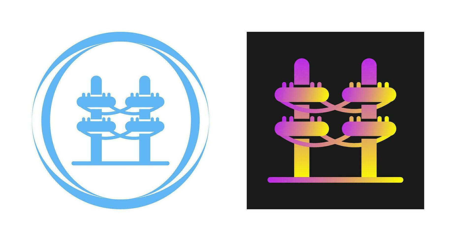 icône de vecteur de tour électrique