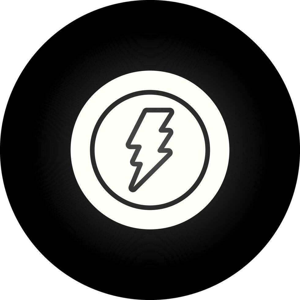 icône de vecteur d'éclair