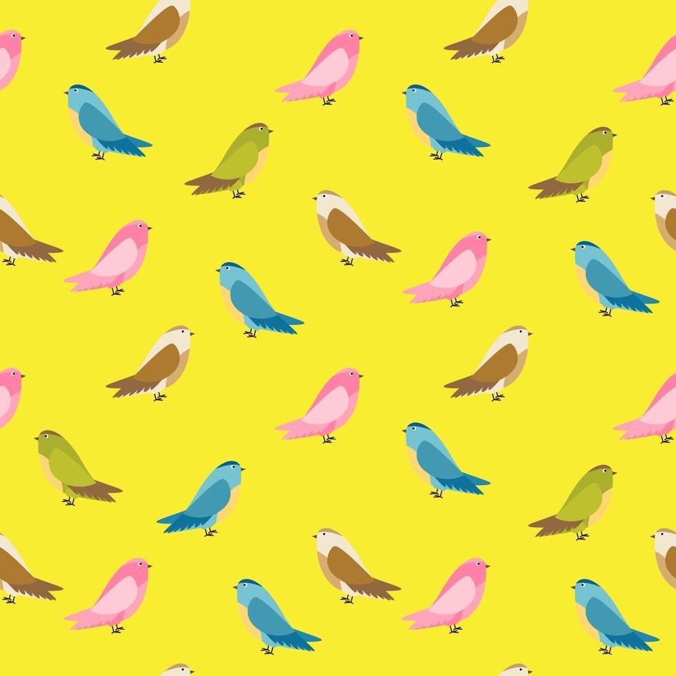 illustration vectorielle de fond abstrait oiseau sans soudure vecteur
