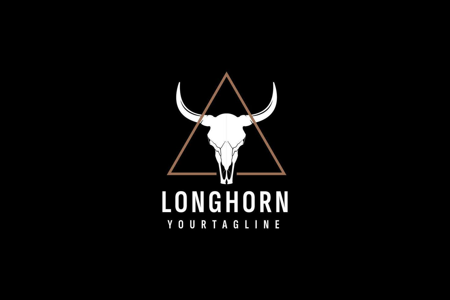 longhorn logo vecteur icône illustration