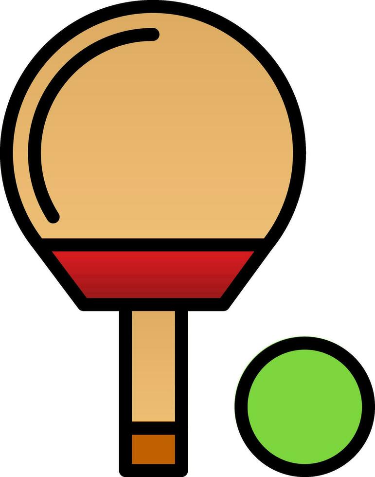 conception d'icône de vecteur de ping-pong