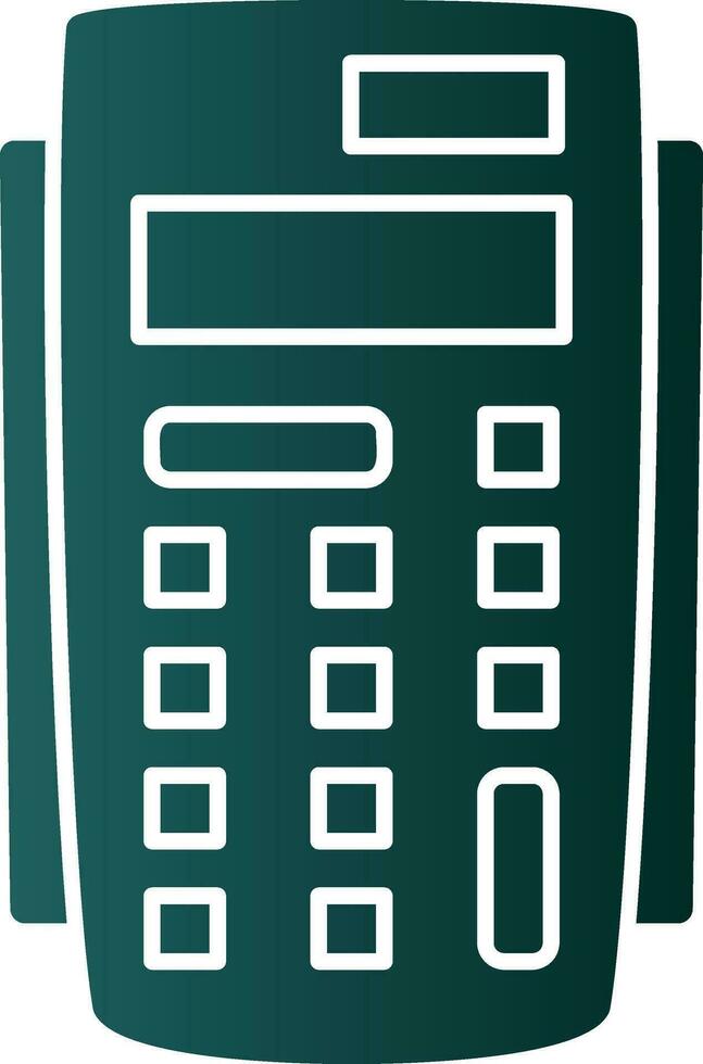 conception d'icône de vecteur de calculatrice