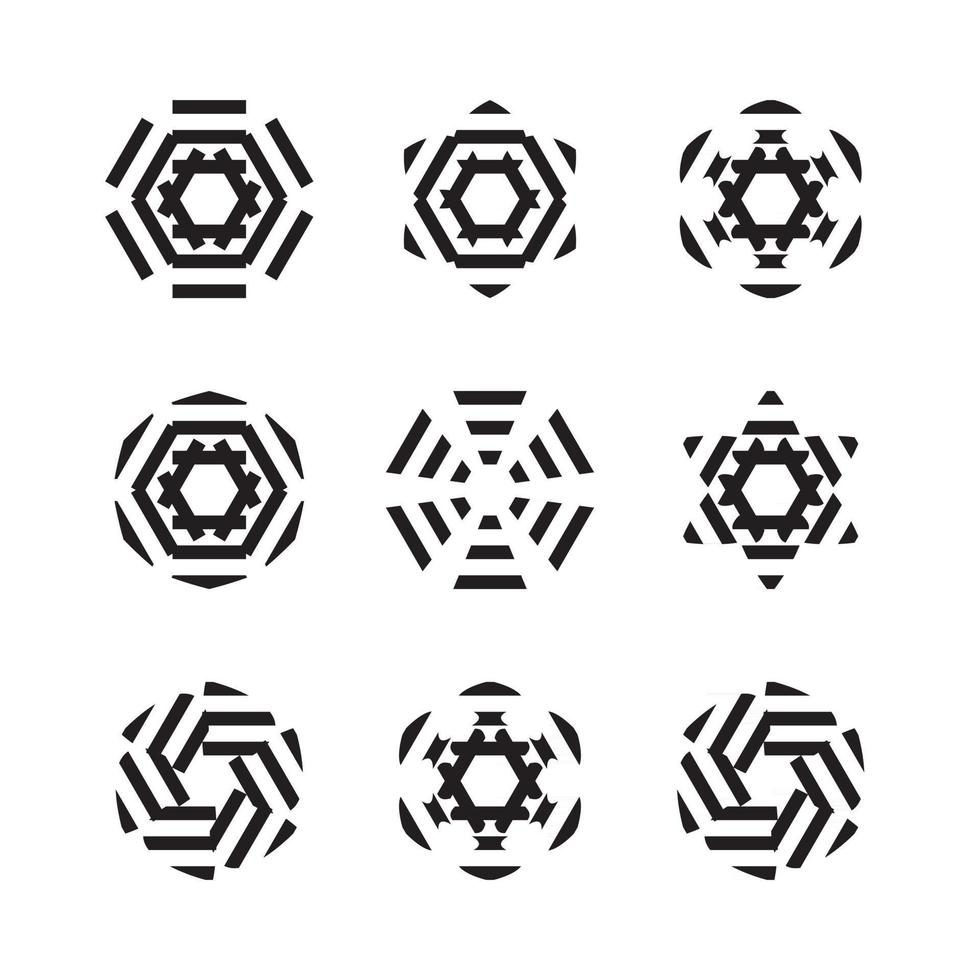 conception d'ornement circulaire vecteur