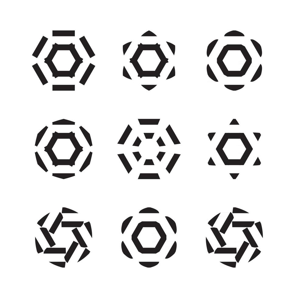 conception d'ornement circulaire vecteur