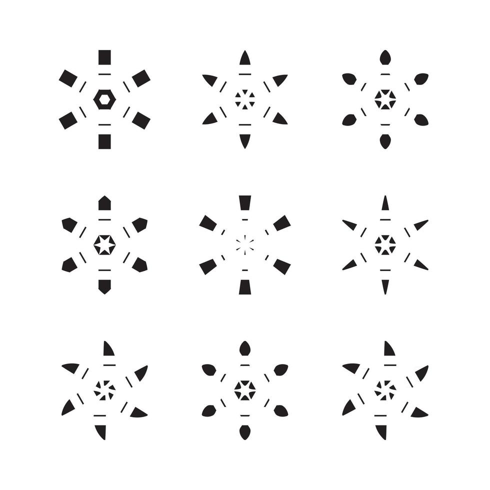 conception d'ornement circulaire vecteur