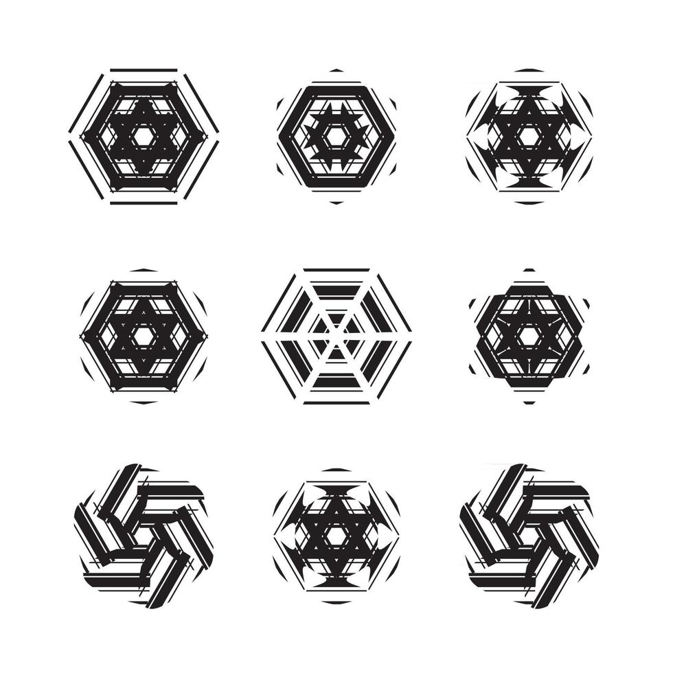 conception d'ornement circulaire vecteur