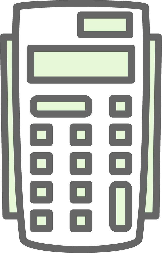 conception d'icône de vecteur de calculatrice