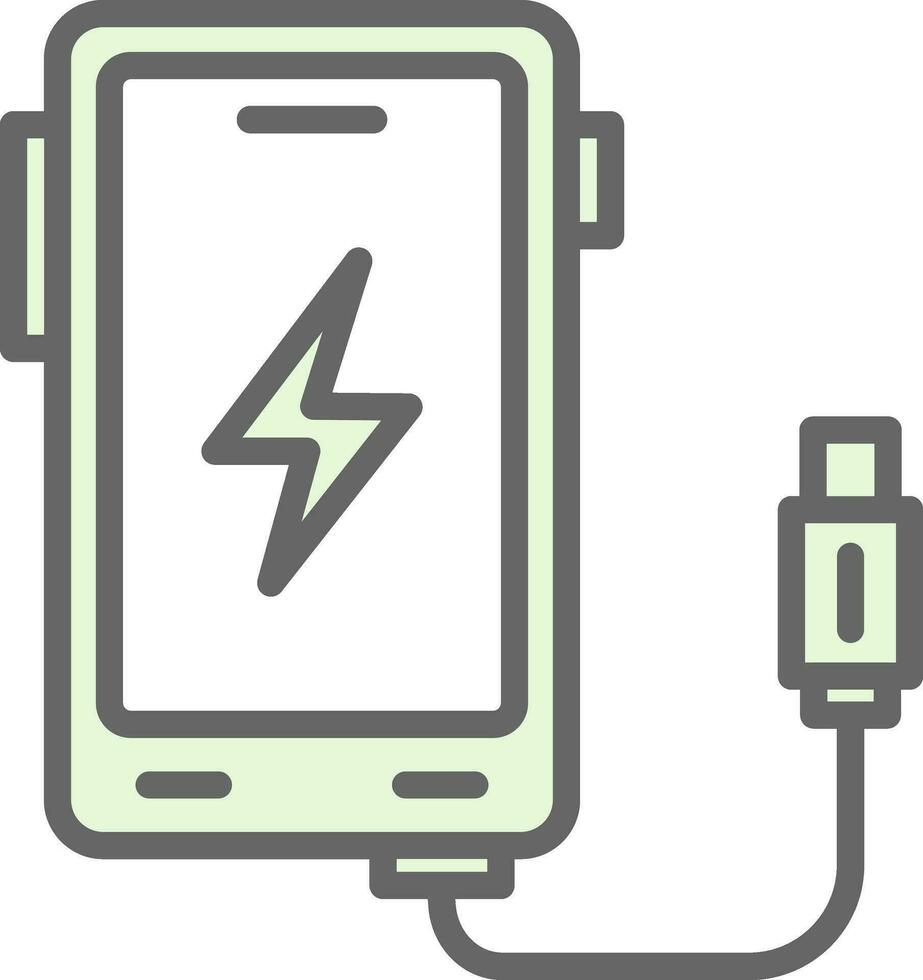 conception d'icône de vecteur de chargeur sans fil