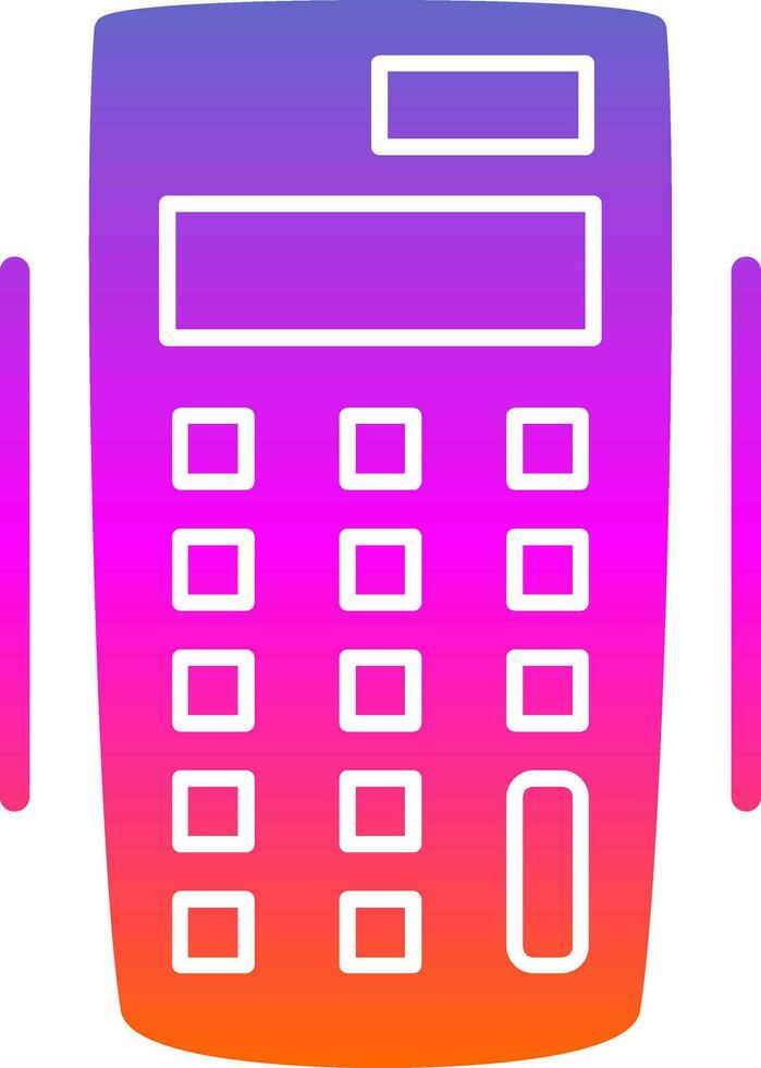 conception d'icône de vecteur de calculatrice