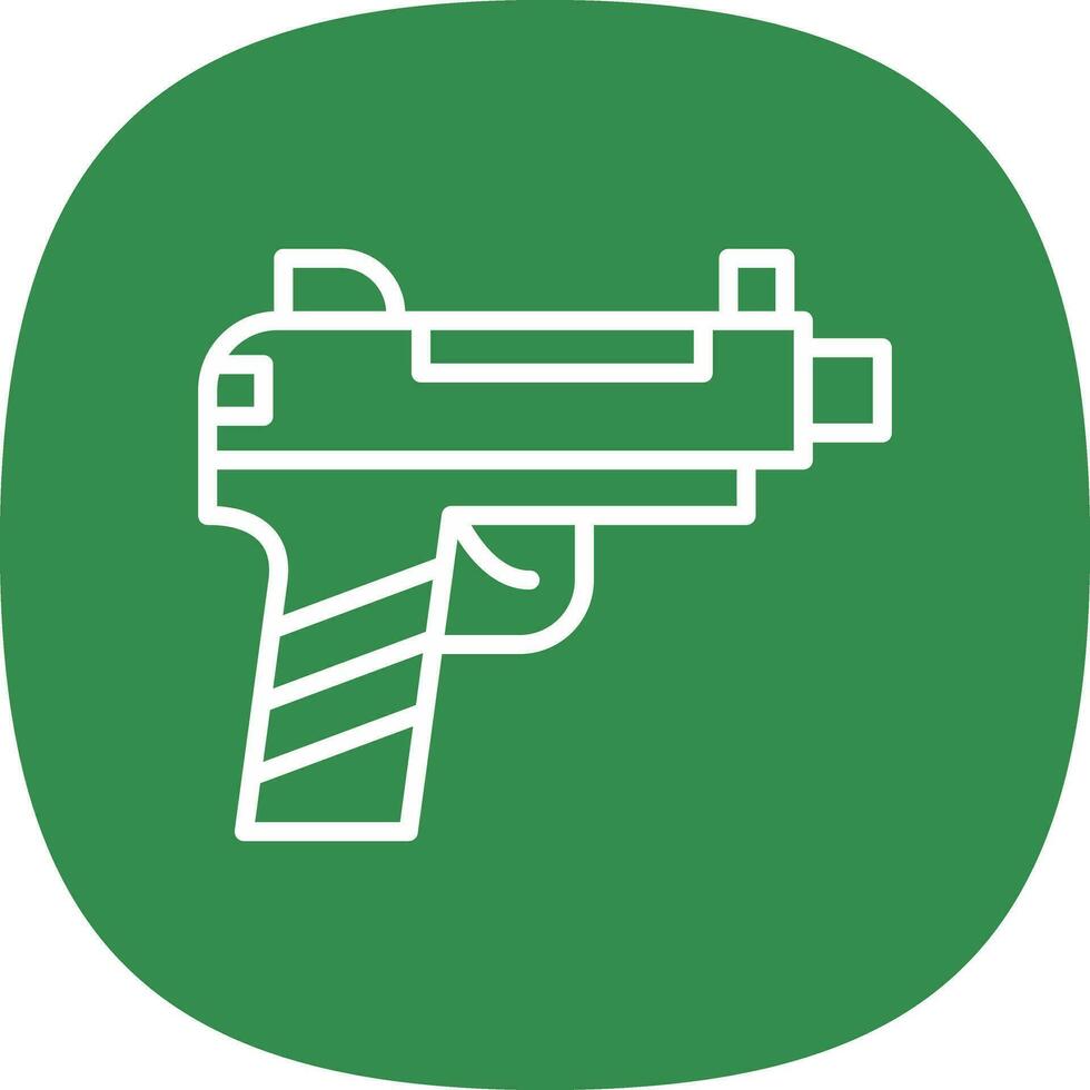 conception d'icône de vecteur d'arme