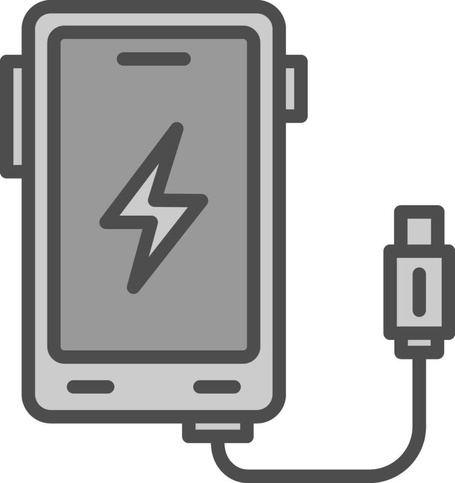 conception d'icône de vecteur de chargeur sans fil