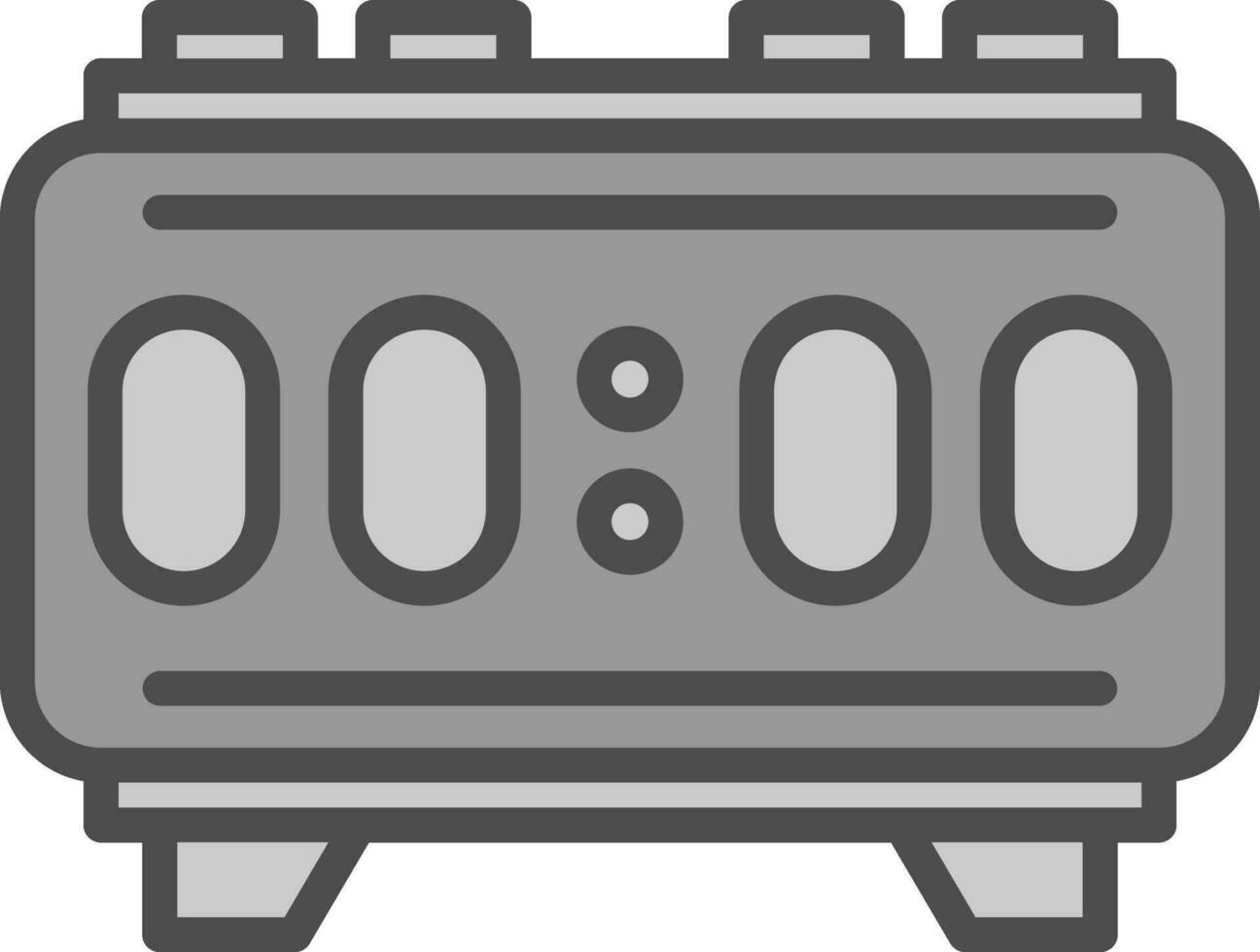 numérique alarme vecteur icône conception