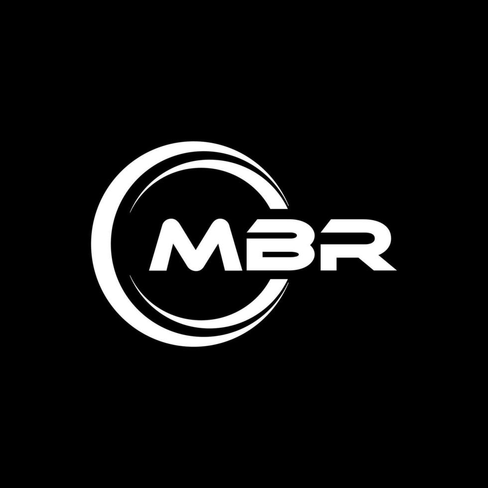 mbr logo conception, inspiration pour une unique identité. moderne élégance et Créatif conception. filigrane votre Succès avec le frappant cette logo. vecteur