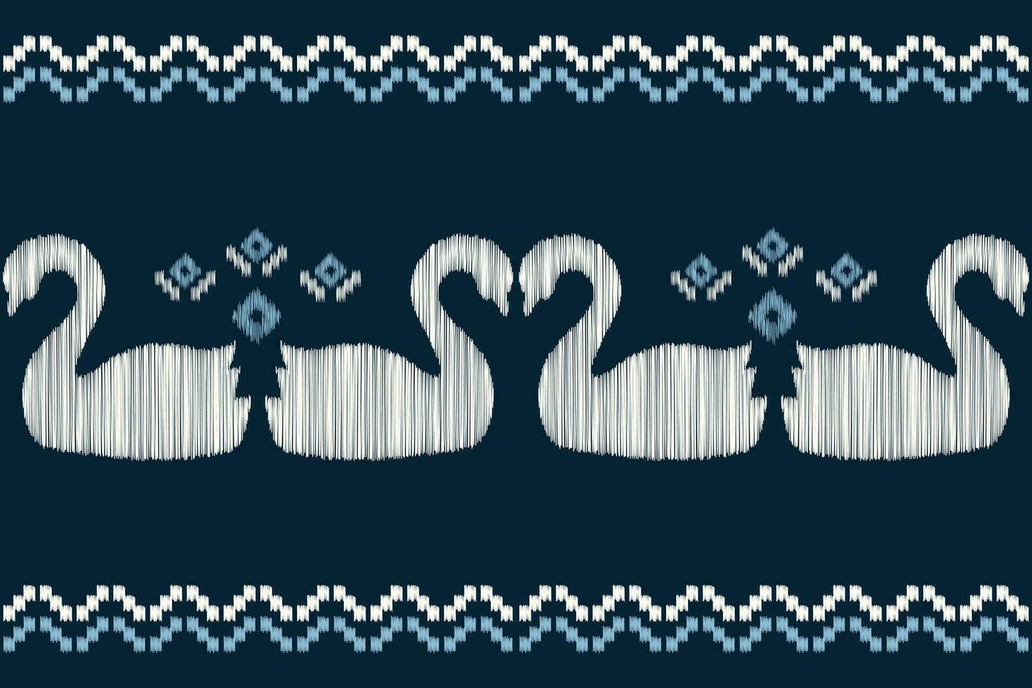 ethnique ikat en tissu modèle géométrique style.africain ikat broderie ethnique Oriental modèle bleu Contexte. abstrait, vecteur, illustration.texture, vêtements, cadre, décoration, tapis, motif. vecteur