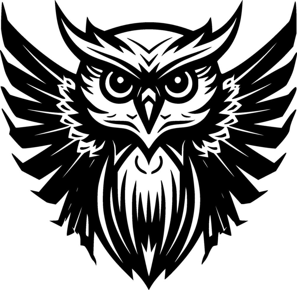 hibou - haute qualité vecteur logo - vecteur illustration idéal pour T-shirt graphique