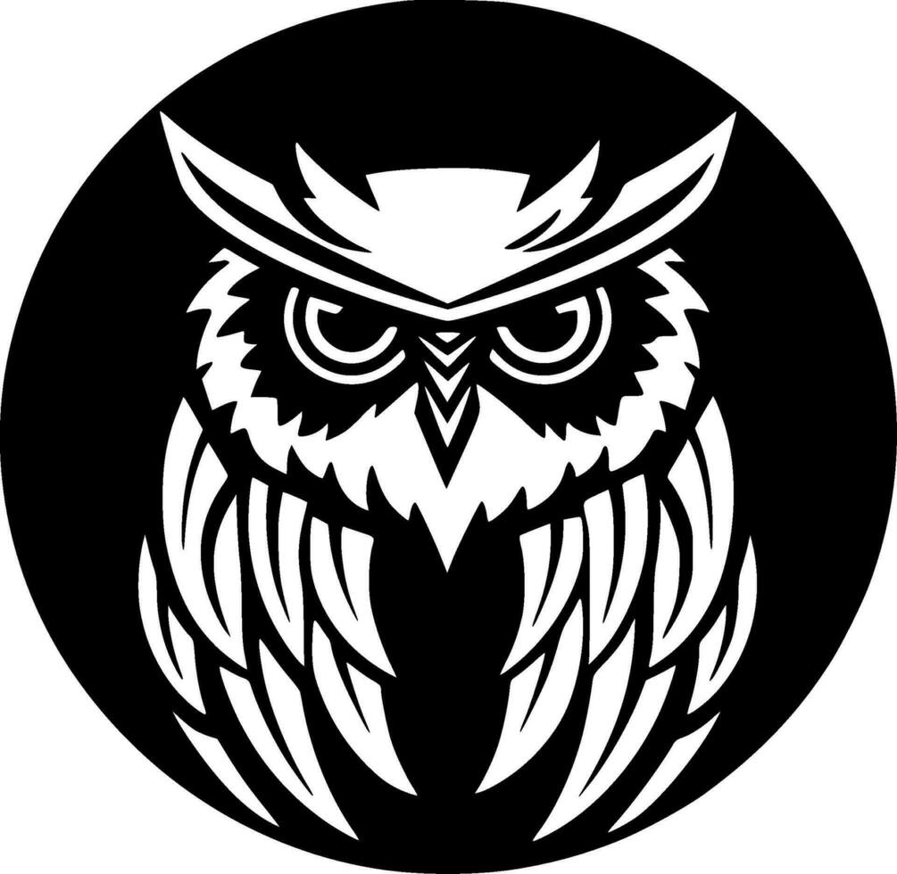 hibou - haute qualité vecteur logo - vecteur illustration idéal pour T-shirt graphique