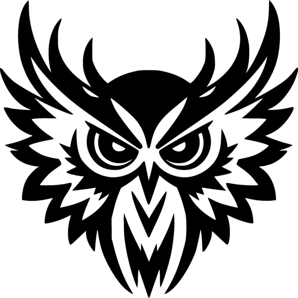 hibou - haute qualité vecteur logo - vecteur illustration idéal pour T-shirt graphique