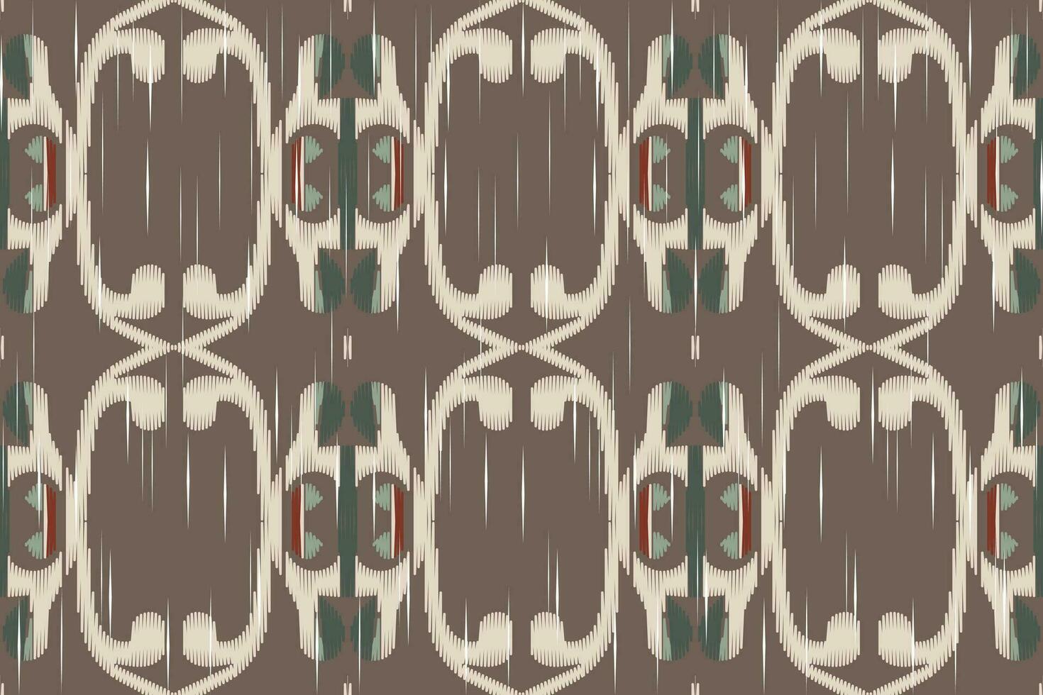 ikat sans couture modèle broderie Contexte. ikat chevron géométrique ethnique Oriental modèle traditionnel.aztèque style abstrait vecteur conception pour texture, tissu, vêtements, emballage, paréo.