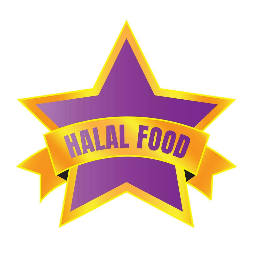 halal nourriture agréé badge timbre, autorisé halal boisson et nourriture produit étiqueter, approuvé halal signe timbre vecteur