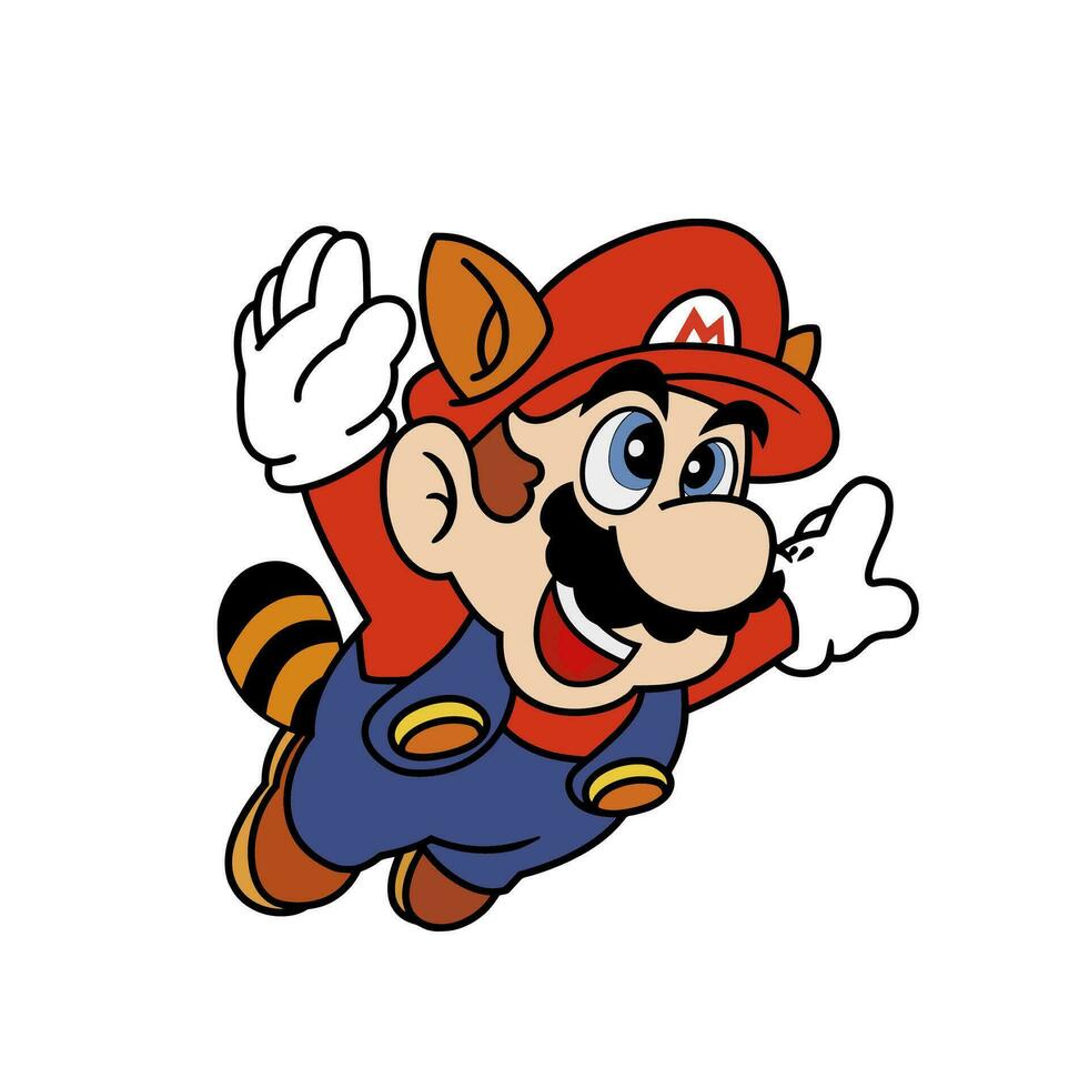 mignonne illustration dessins pour le personnages dans le super mario frères Jeu vecteur