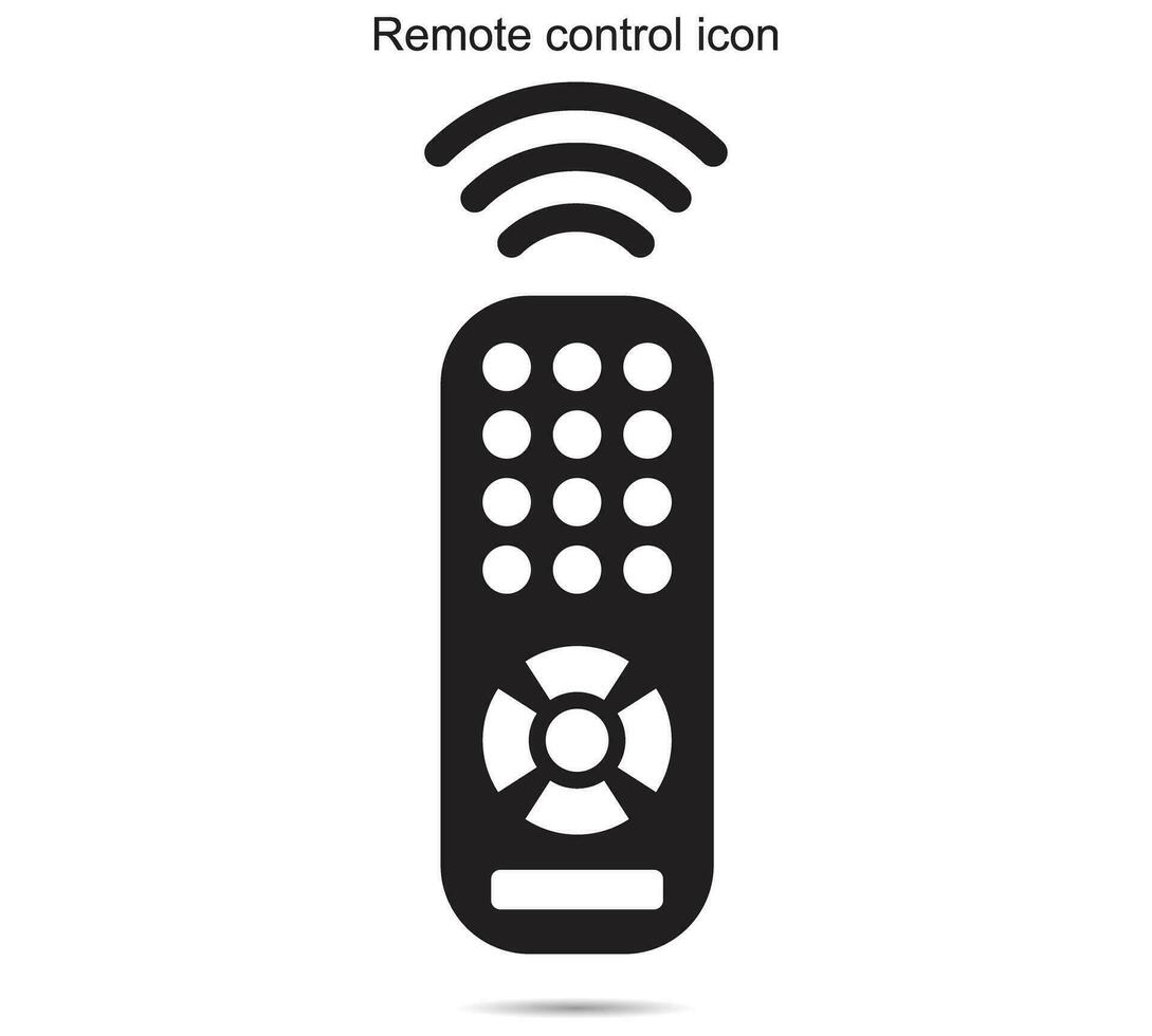 icône de la télécommande vecteur