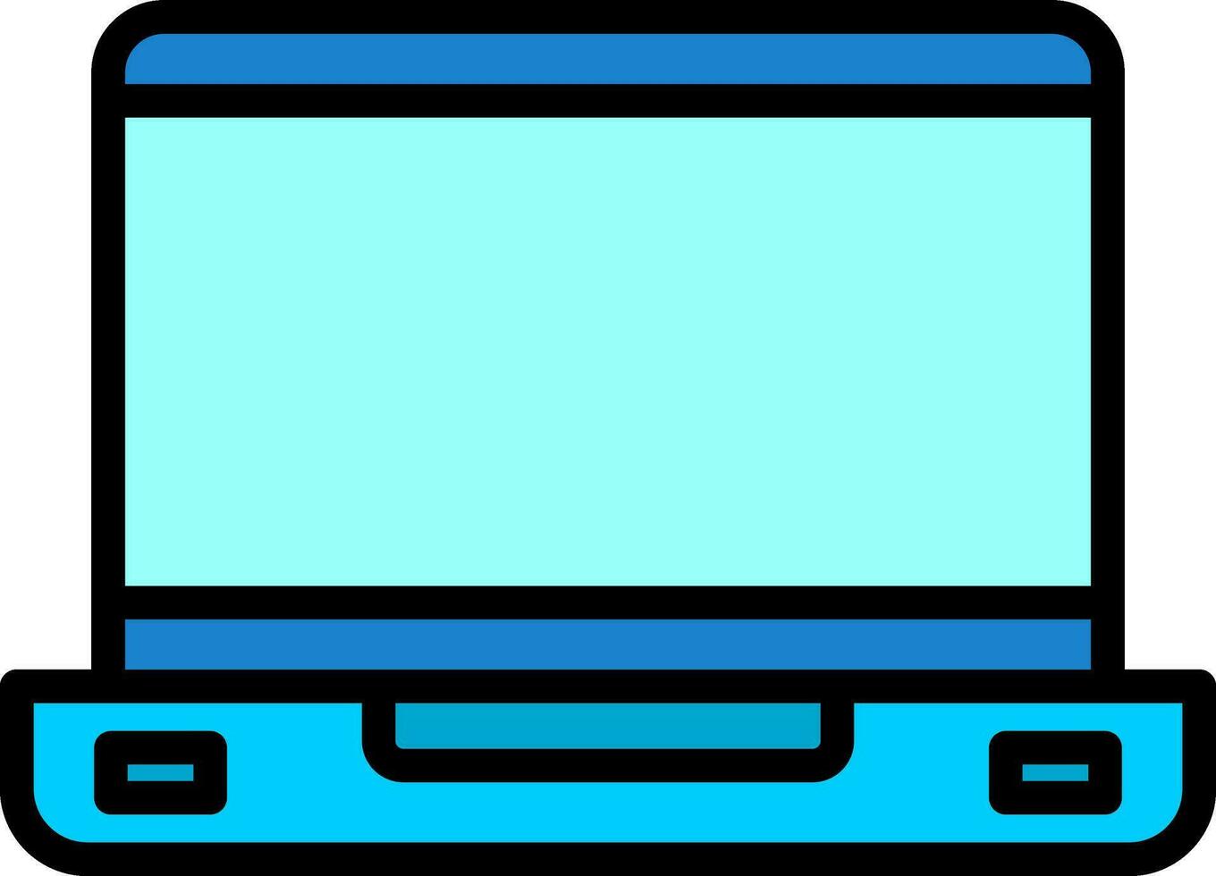 conception d'icône de vecteur d'ordinateur portable