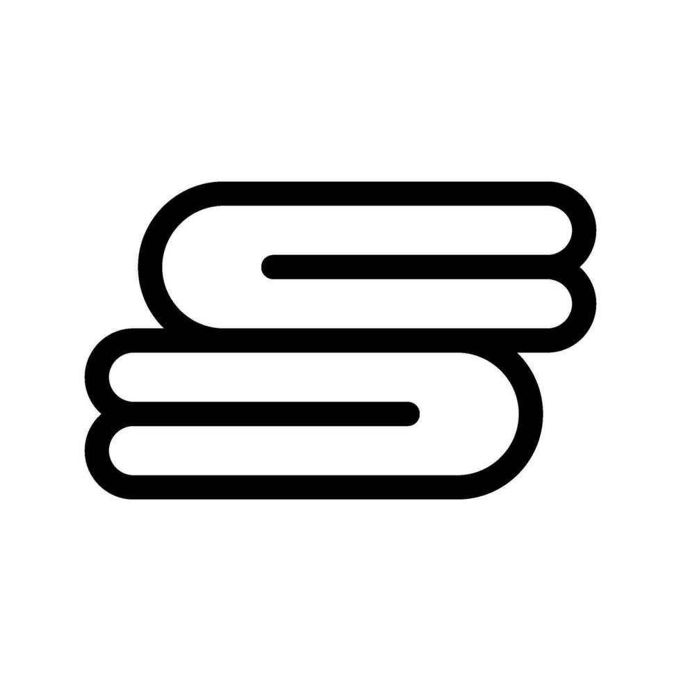 serviette icône vecteur symbole conception illustration