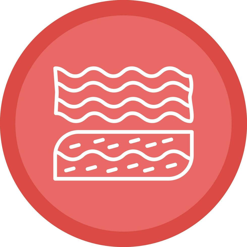 conception d'icône de vecteur de bacon