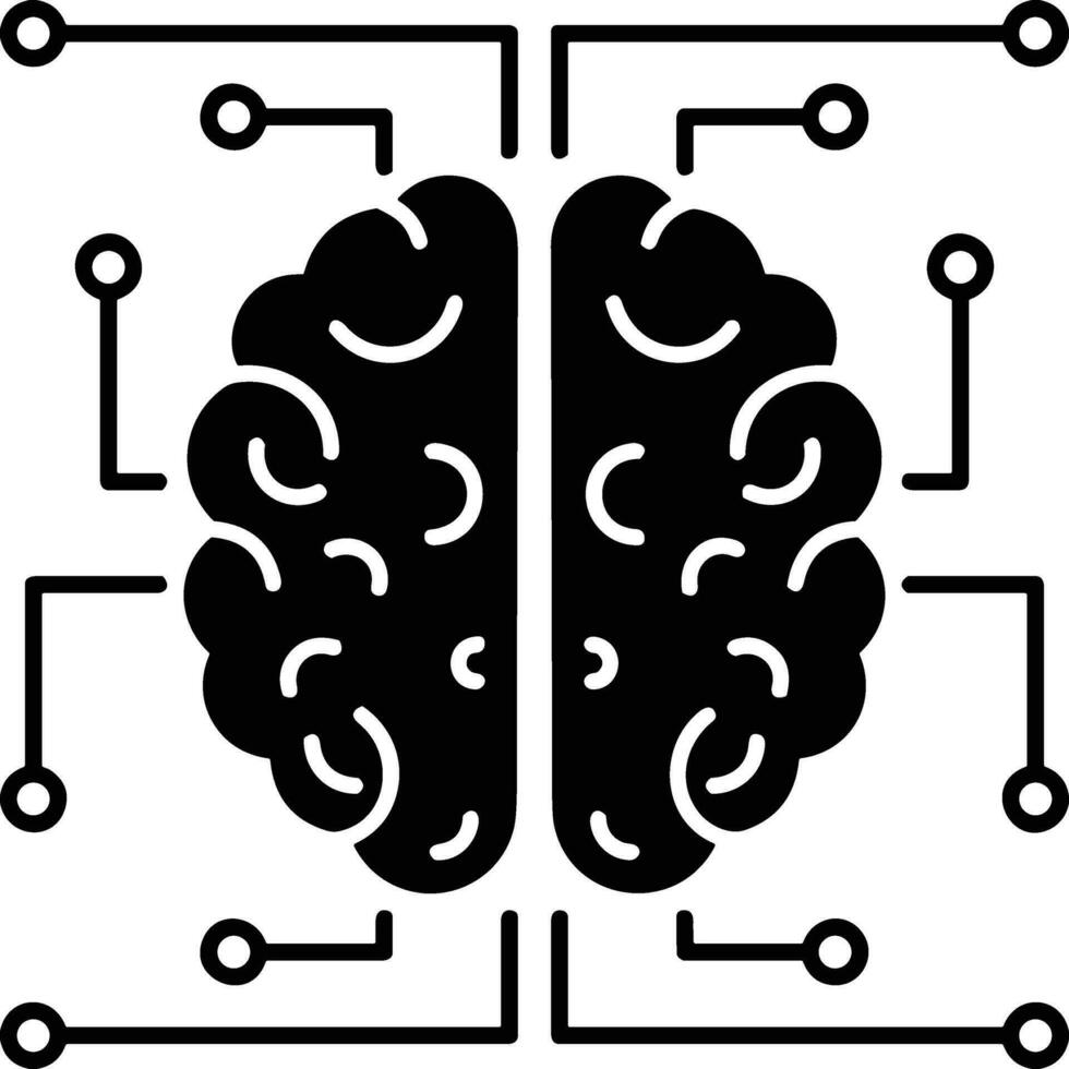 cerveau idée symbole icône vecteur image. illustration de le Créatif intelligence pense conception image