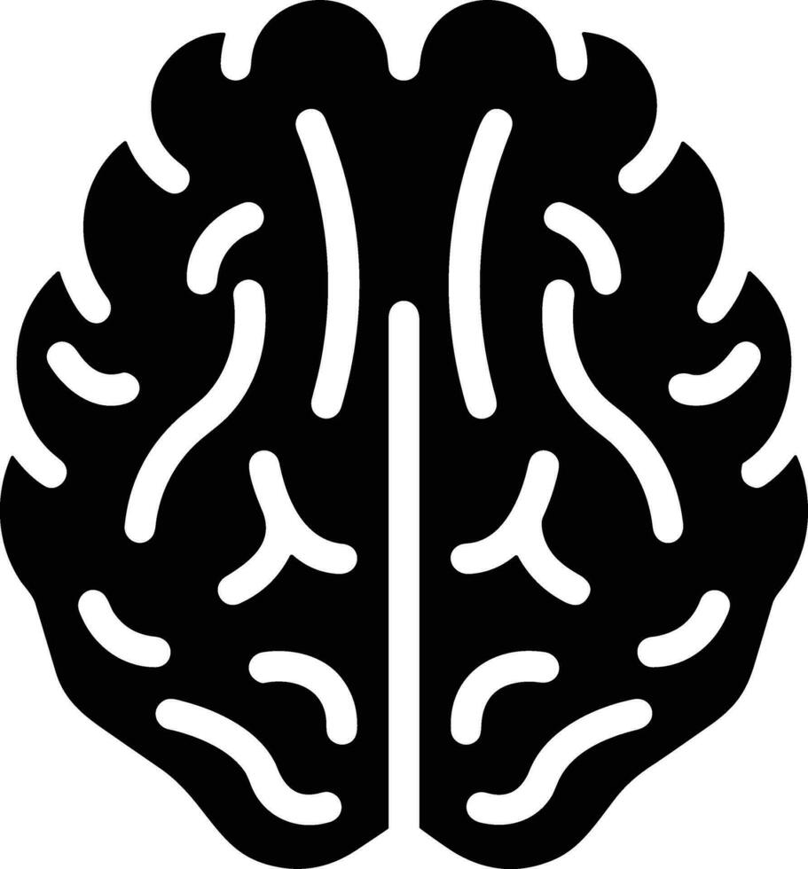 cerveau idée symbole icône vecteur image. illustration de le Créatif intelligence pense conception image