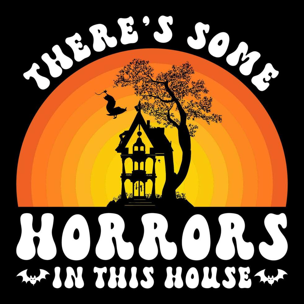 marrant Halloween T-shirt citations conception content Halloween vecteur, citrouille, sorcière, sinistre, fantôme, silhouette vecteur