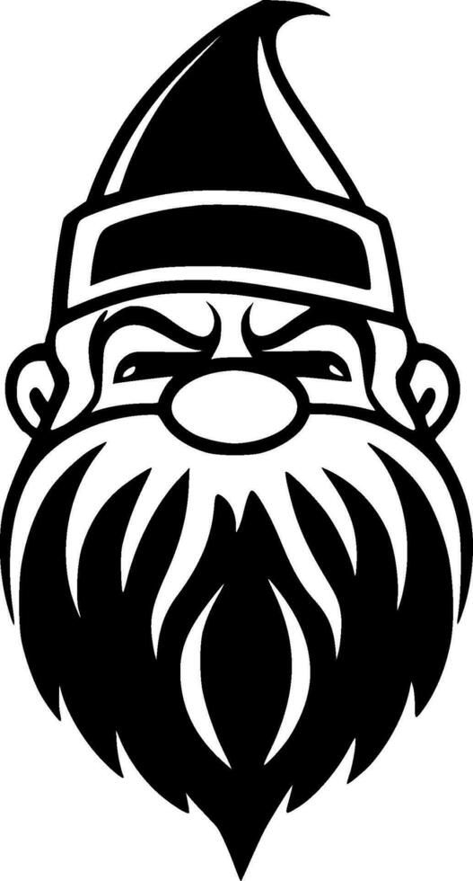 gnome - minimaliste et plat logo - vecteur illustration