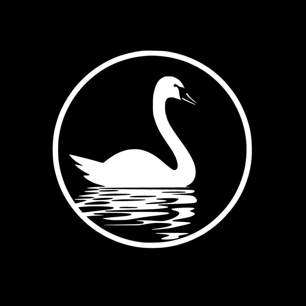 cygne - haute qualité vecteur logo - vecteur illustration idéal pour T-shirt graphique