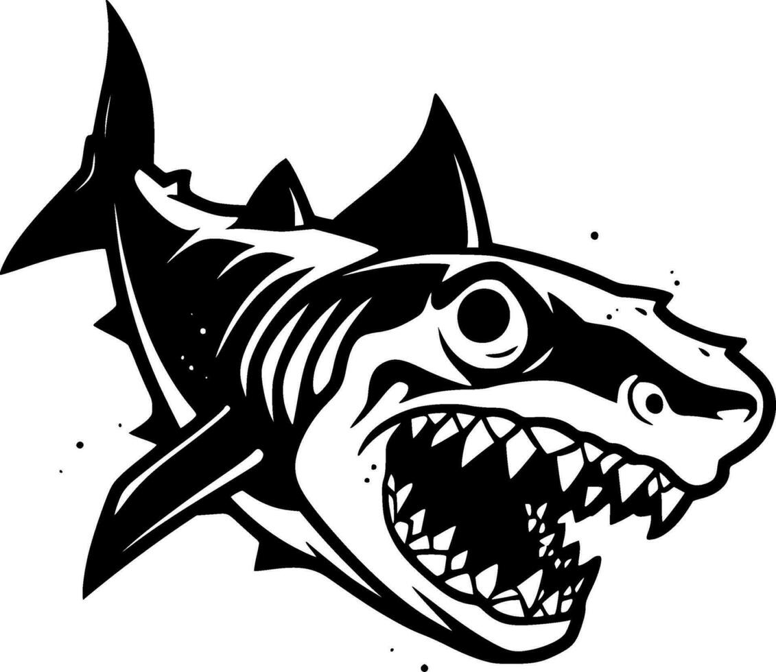 requin - haute qualité vecteur logo - vecteur illustration idéal pour T-shirt graphique