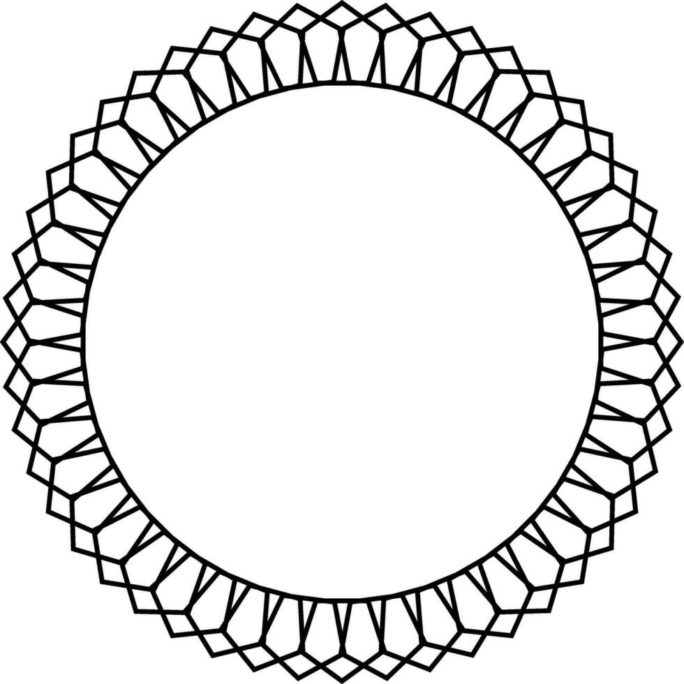 élément de cadre de cercle vecteur