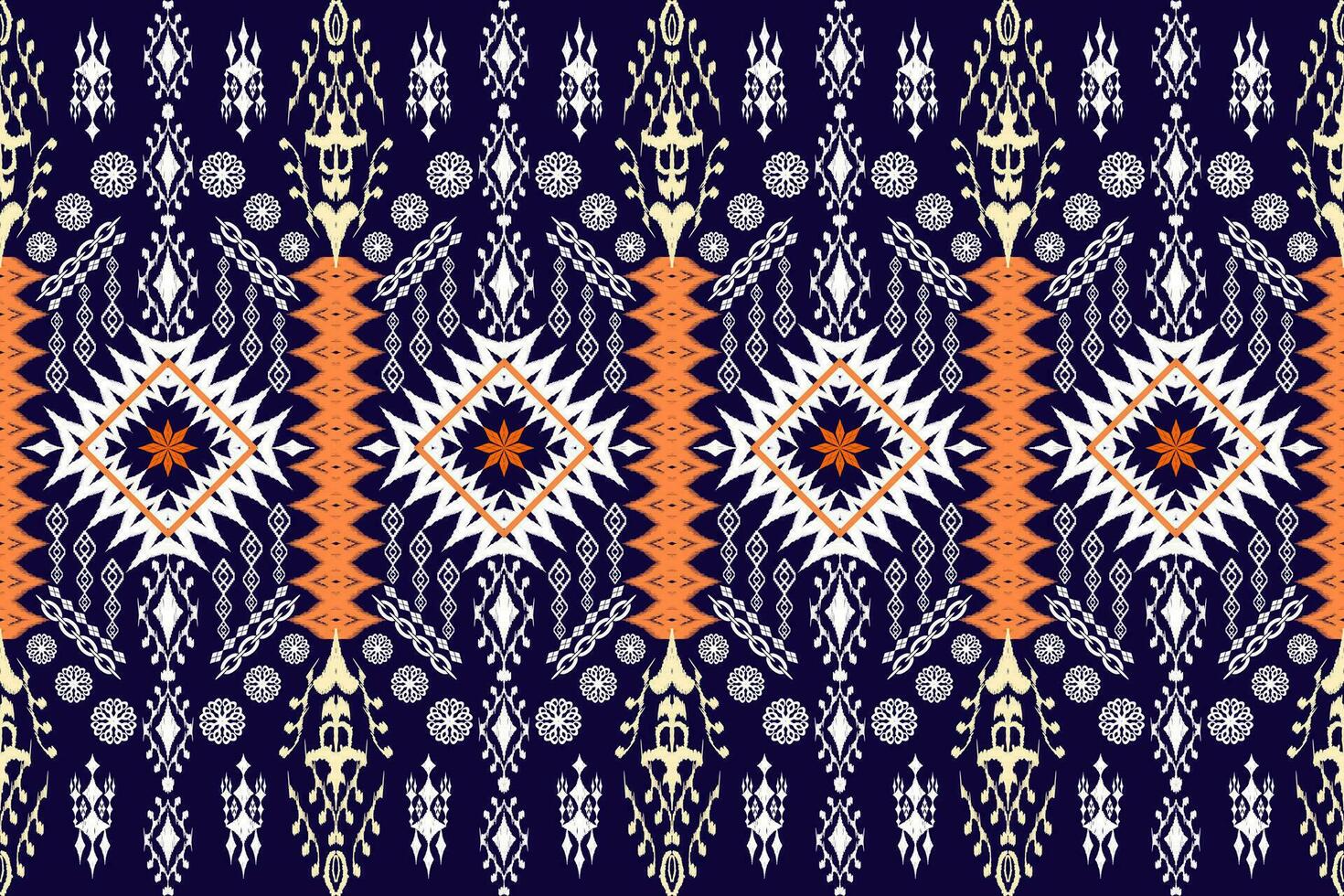 ethnique figure aztèque broderie style. géométrique ikat Oriental traditionnel art conception des motifs pour ethnique arrière-plan, papier peint, mode, vêtements, emballage, tissu, élément, sarong, graphique, vecteur illustration