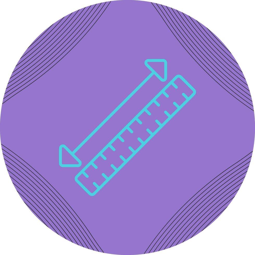 icône de vecteur de ruban à mesurer