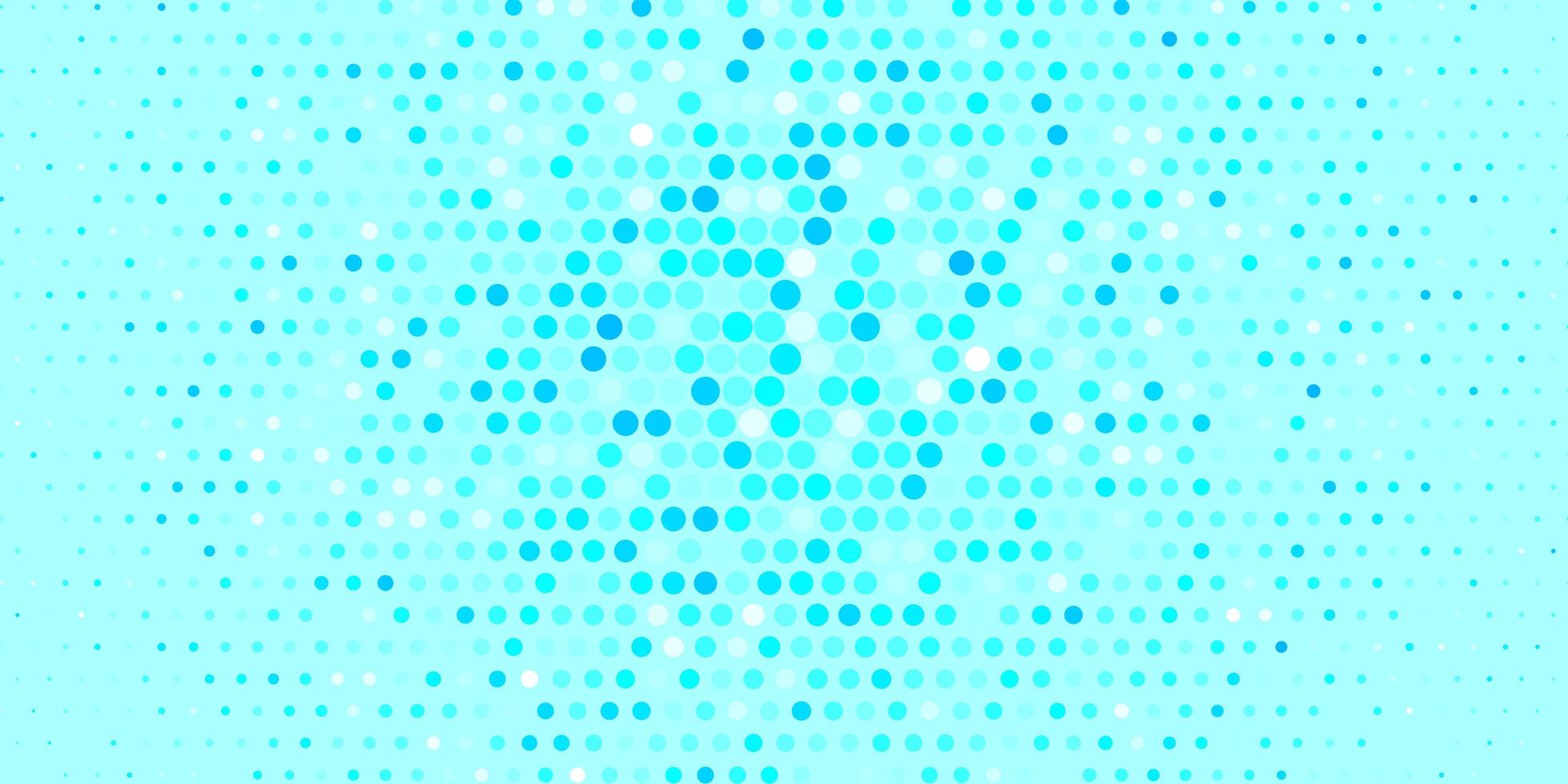 disposition de vecteur bleu clair, vert avec des formes de cercle. illustration avec ensemble de sphères abstraites colorées brillantes. modèle pour livrets, dépliants.