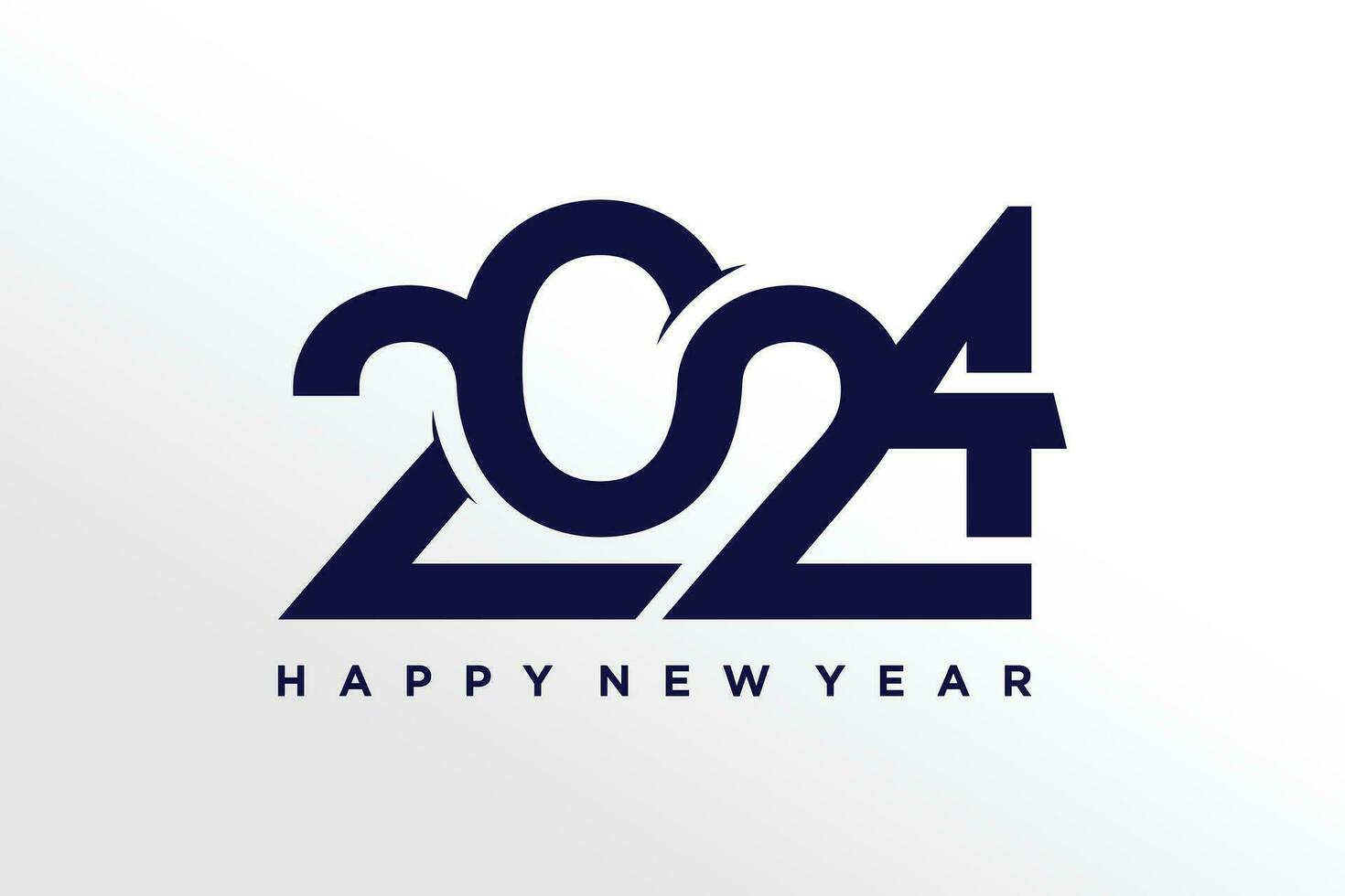 2024 logo conception élément vecteur avec Créatif unique concept